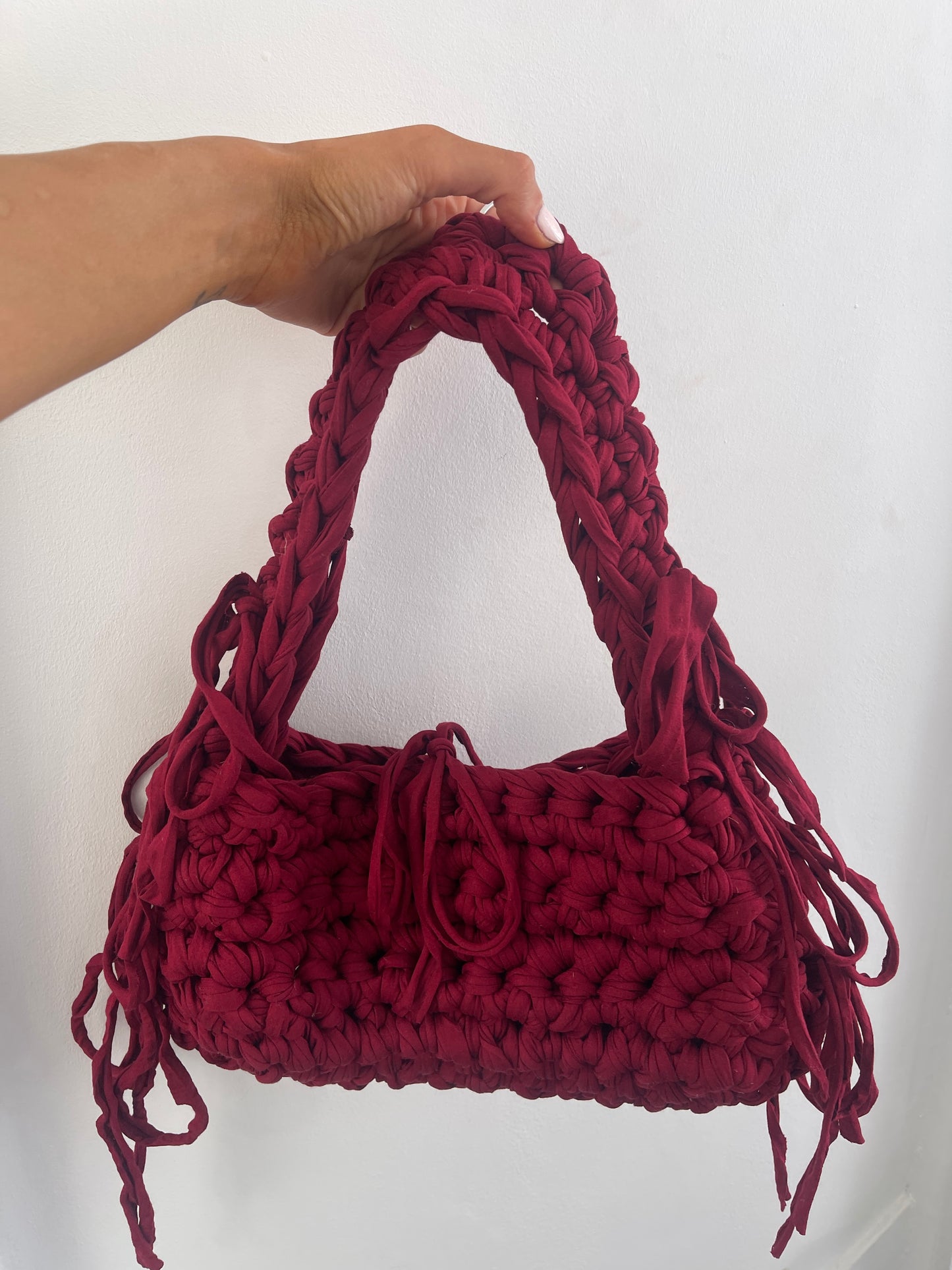 *NEW* A Berry Fringe Shoulder