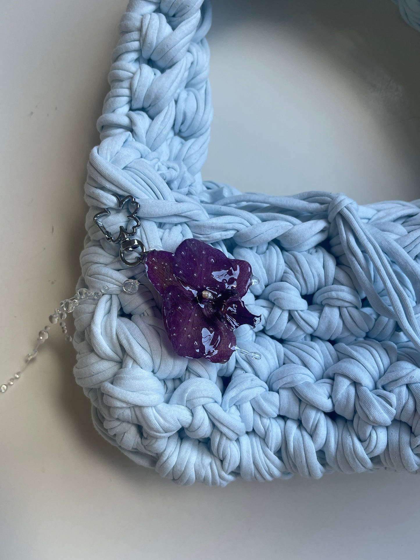 *NEW* Baby Blue Orchid Bag