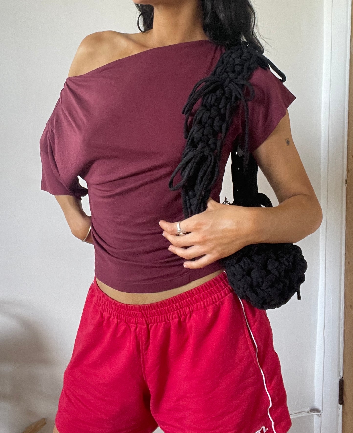 *NEW* A Black Ribbon Crossbody