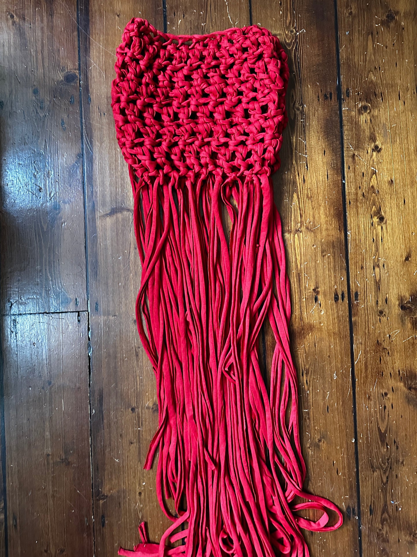 Red Fringe Maxi