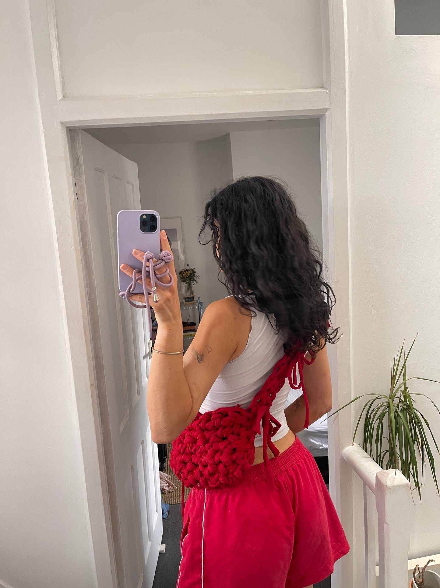 *NEW* A Bright Red Ribbon Crossbody