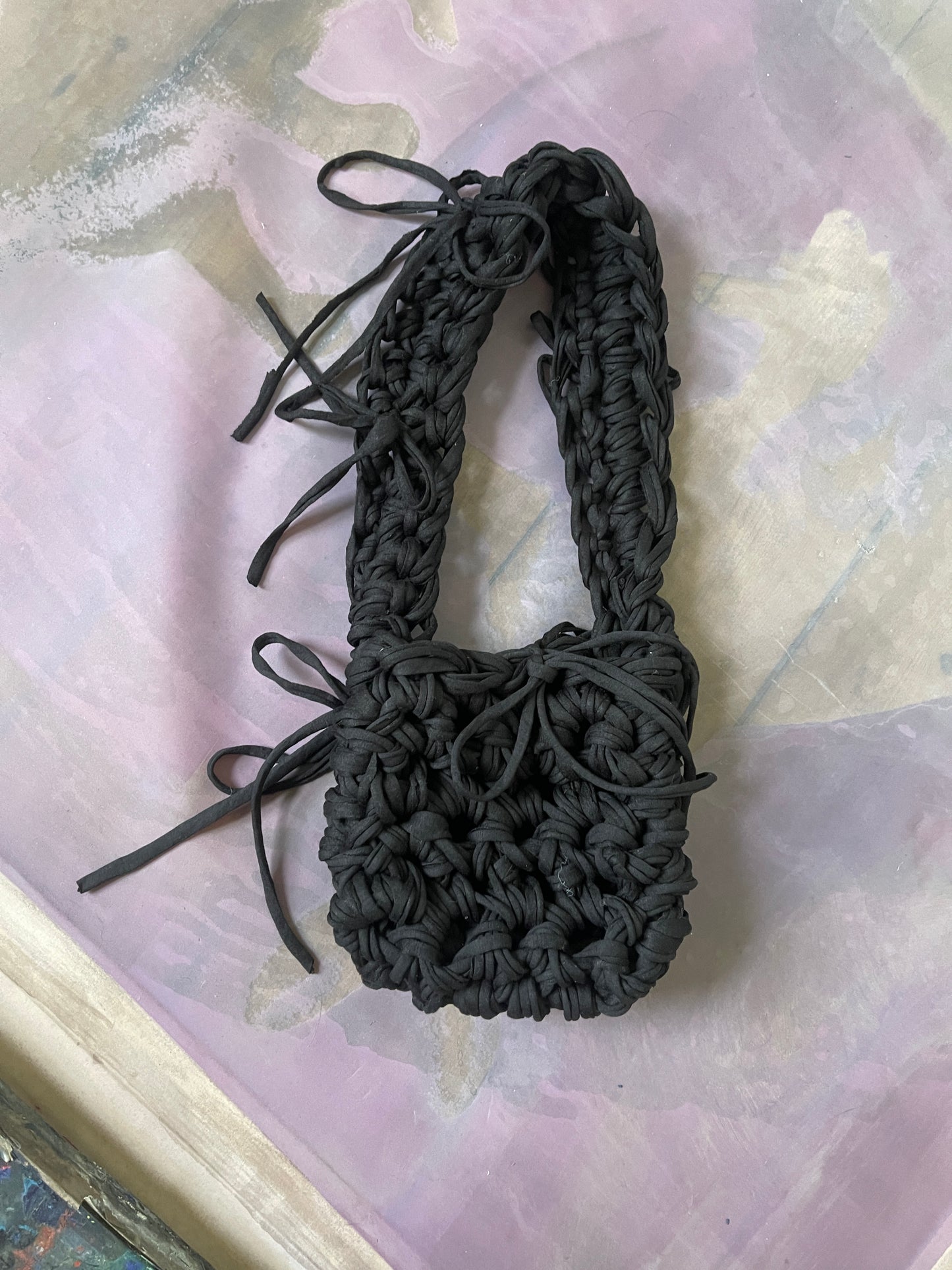 *NEW* A Black Ribbon Crossbody