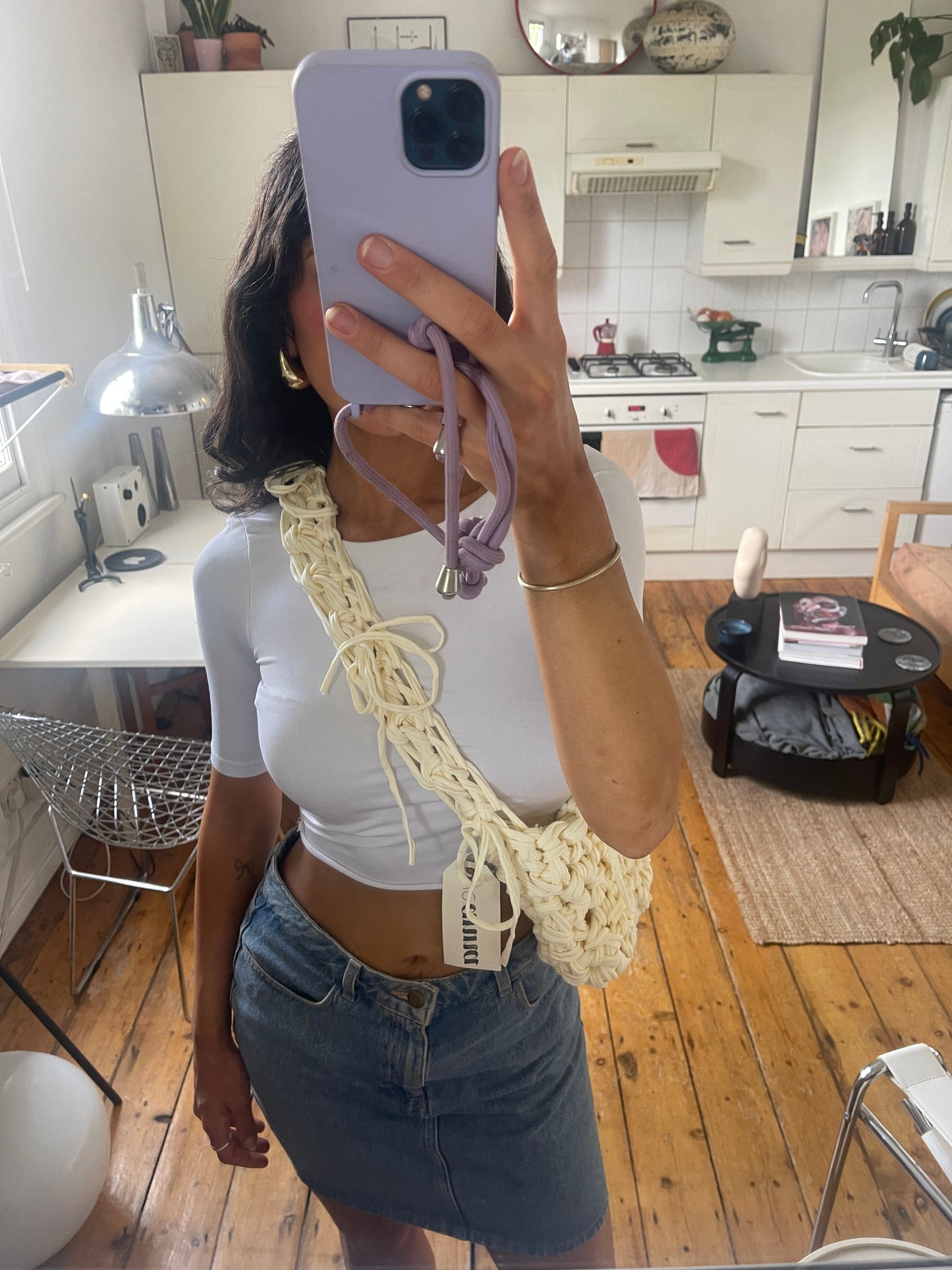 A Butter Yellow Ribbon Crossbody