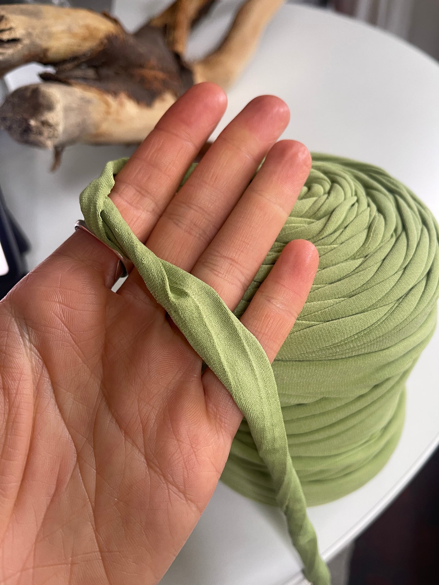 *Antique Gold / Green Ribbon Skirt