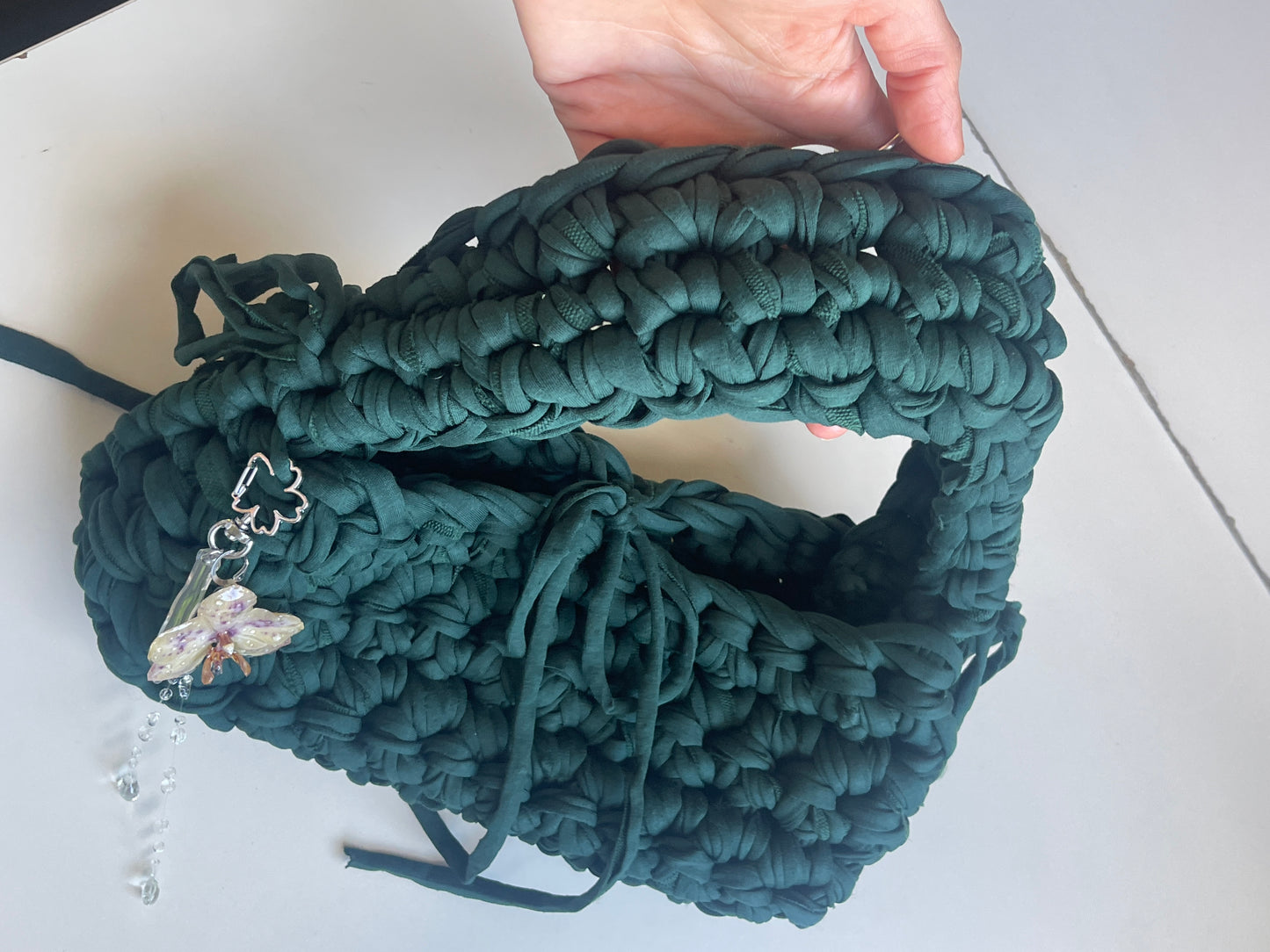 *NEW* Forest Green Orchid Bag
