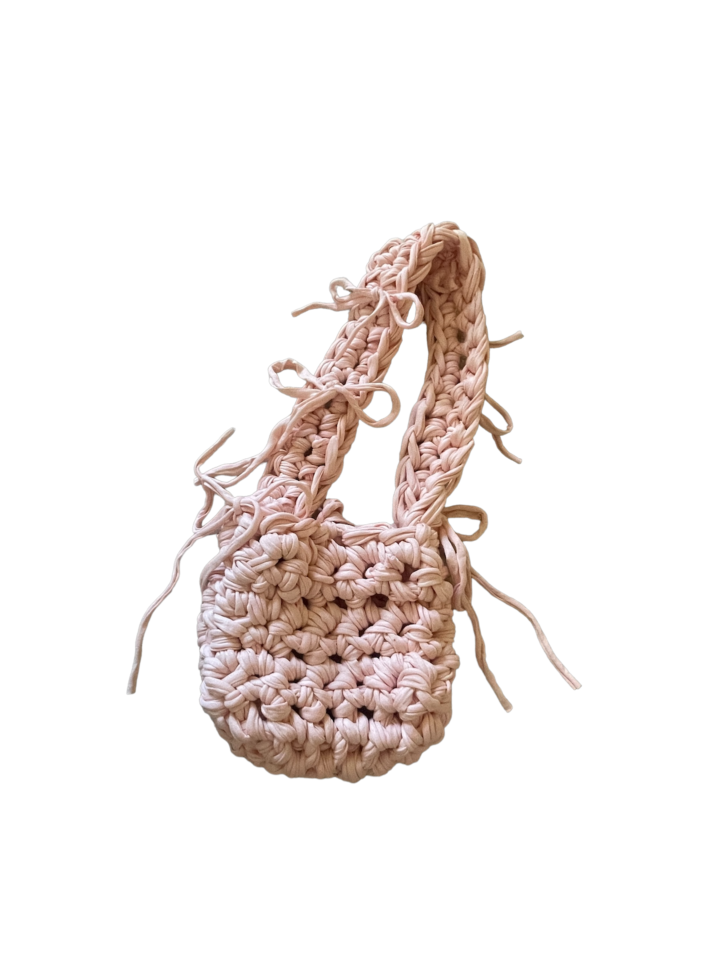 A Baby Pink Ribbon Crossbody