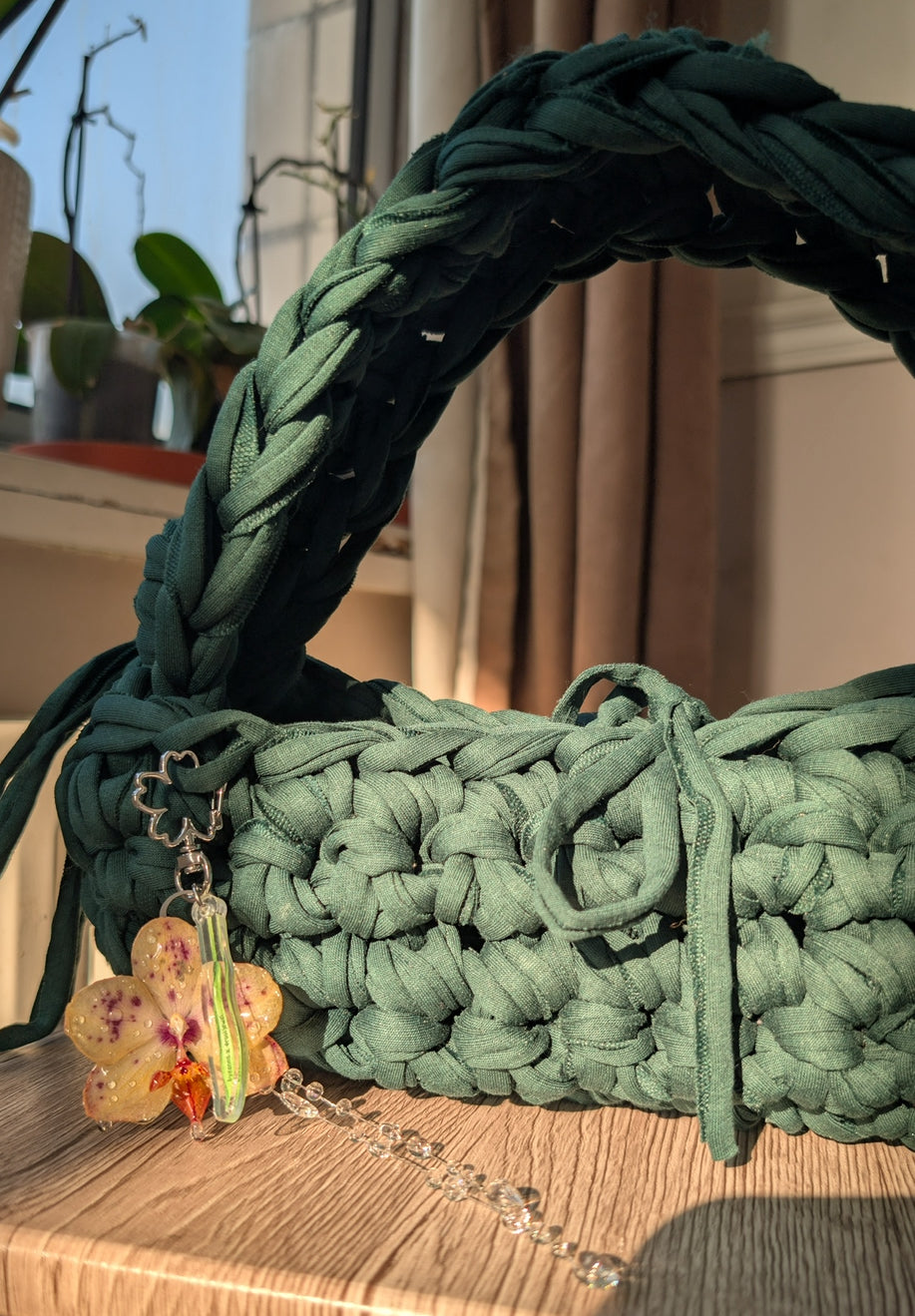 *NEW* Forest Green Orchid Bag