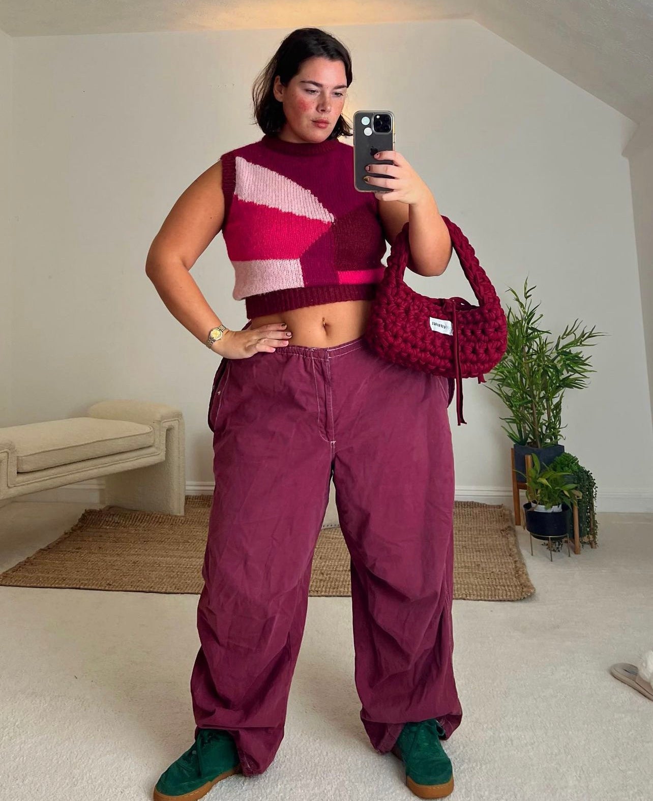 A Burgundy Shoulder