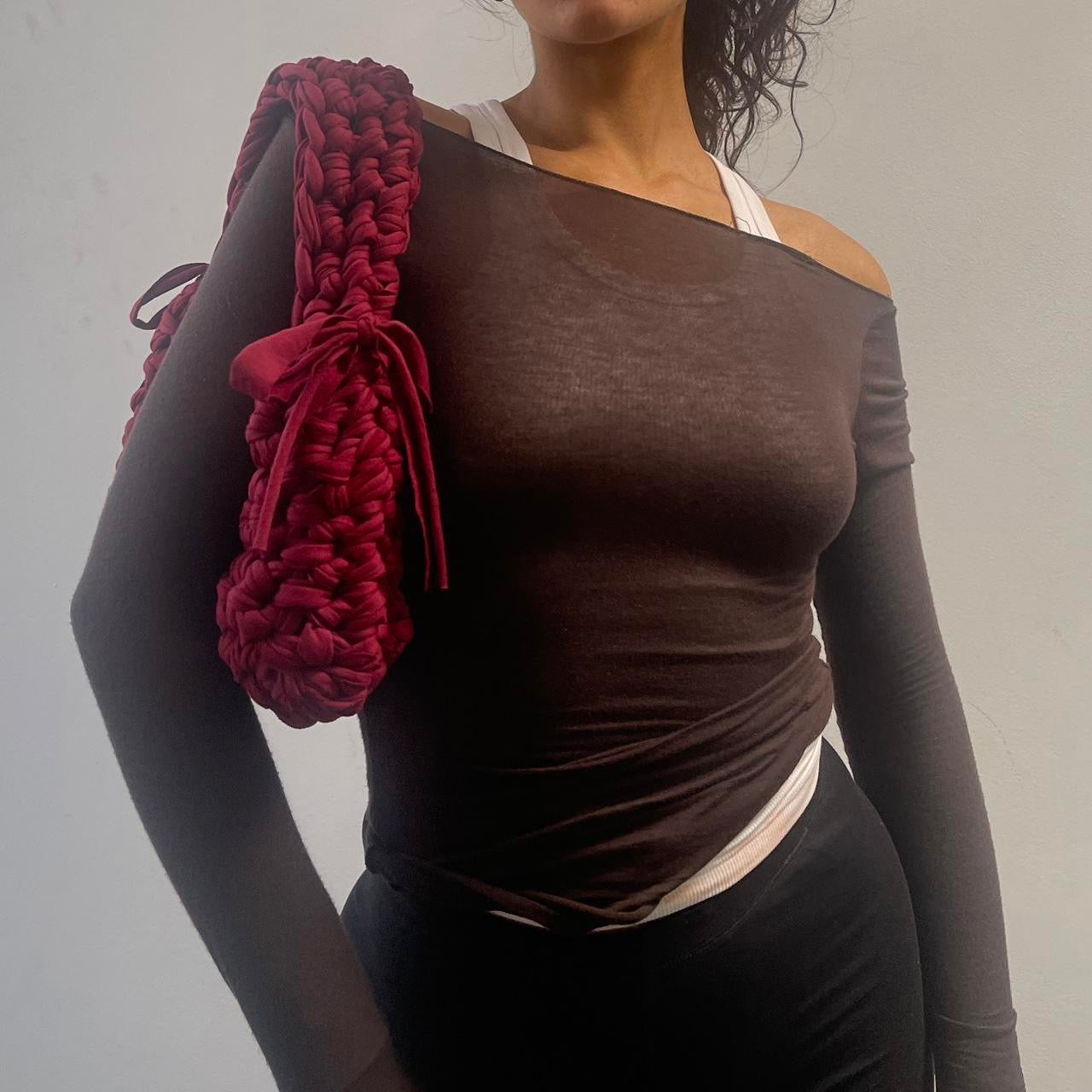 A Burgundy Shoulder