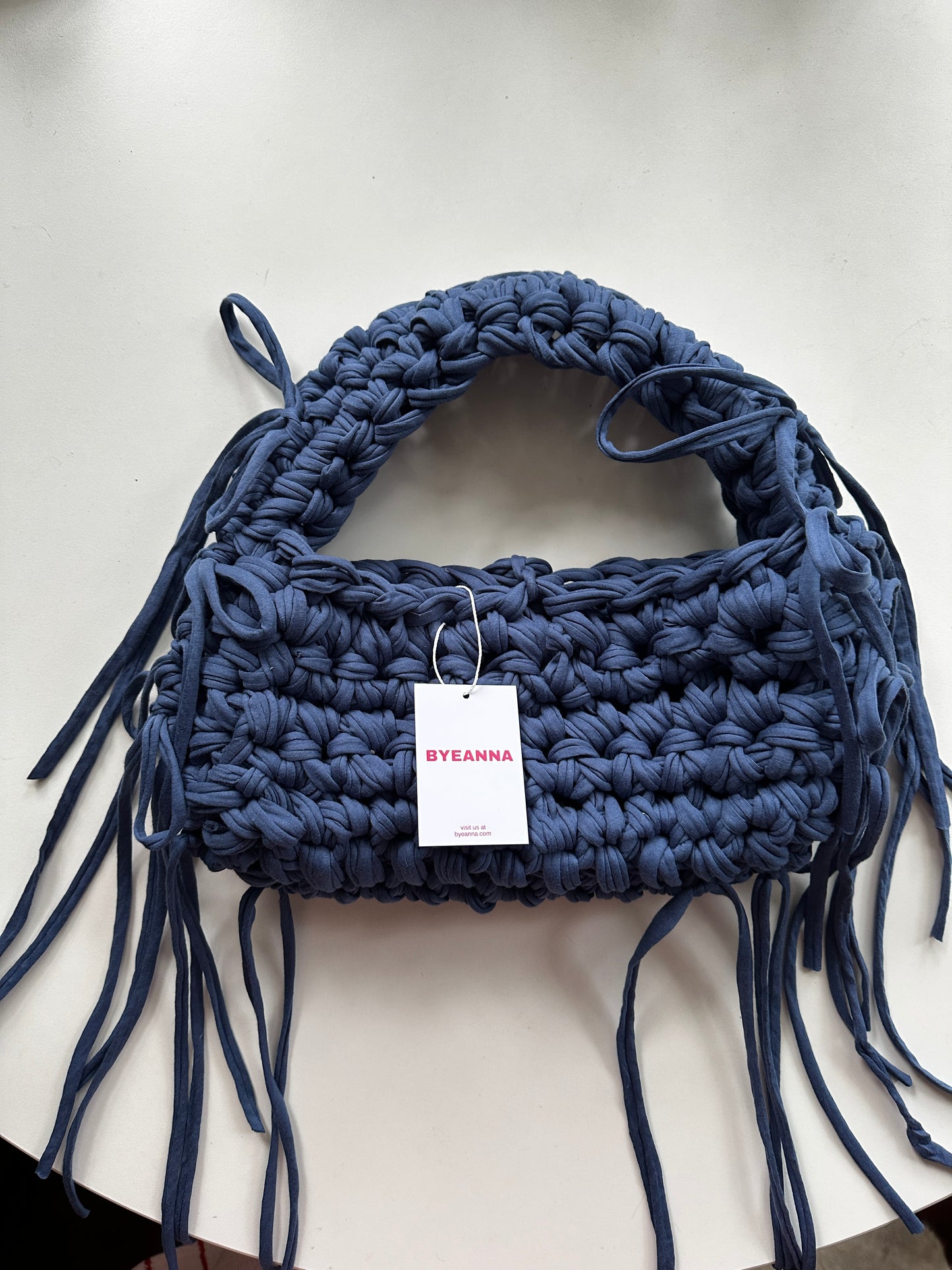 Blueberry Fringe Shoulder