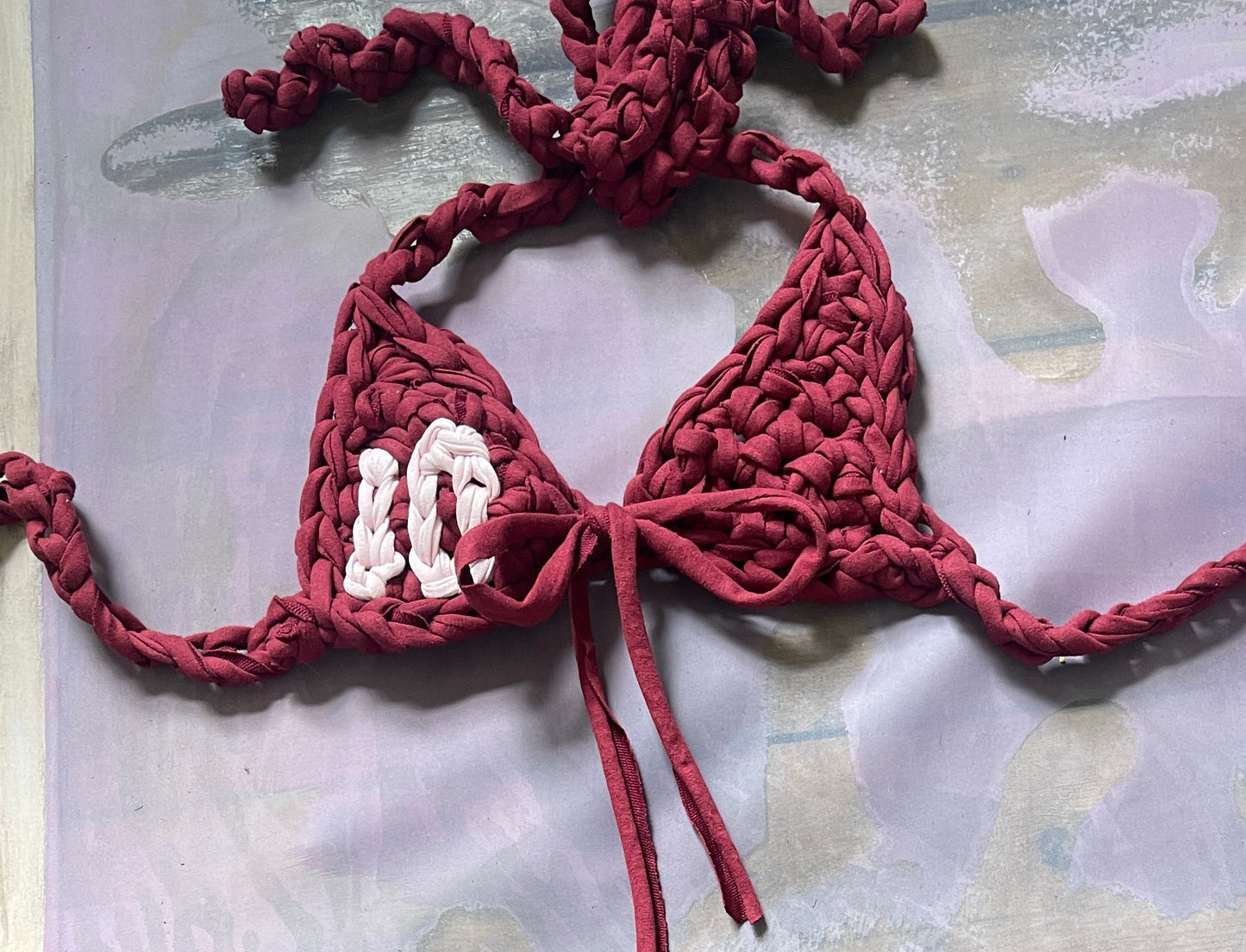 Berry Red 10 Bikini Top