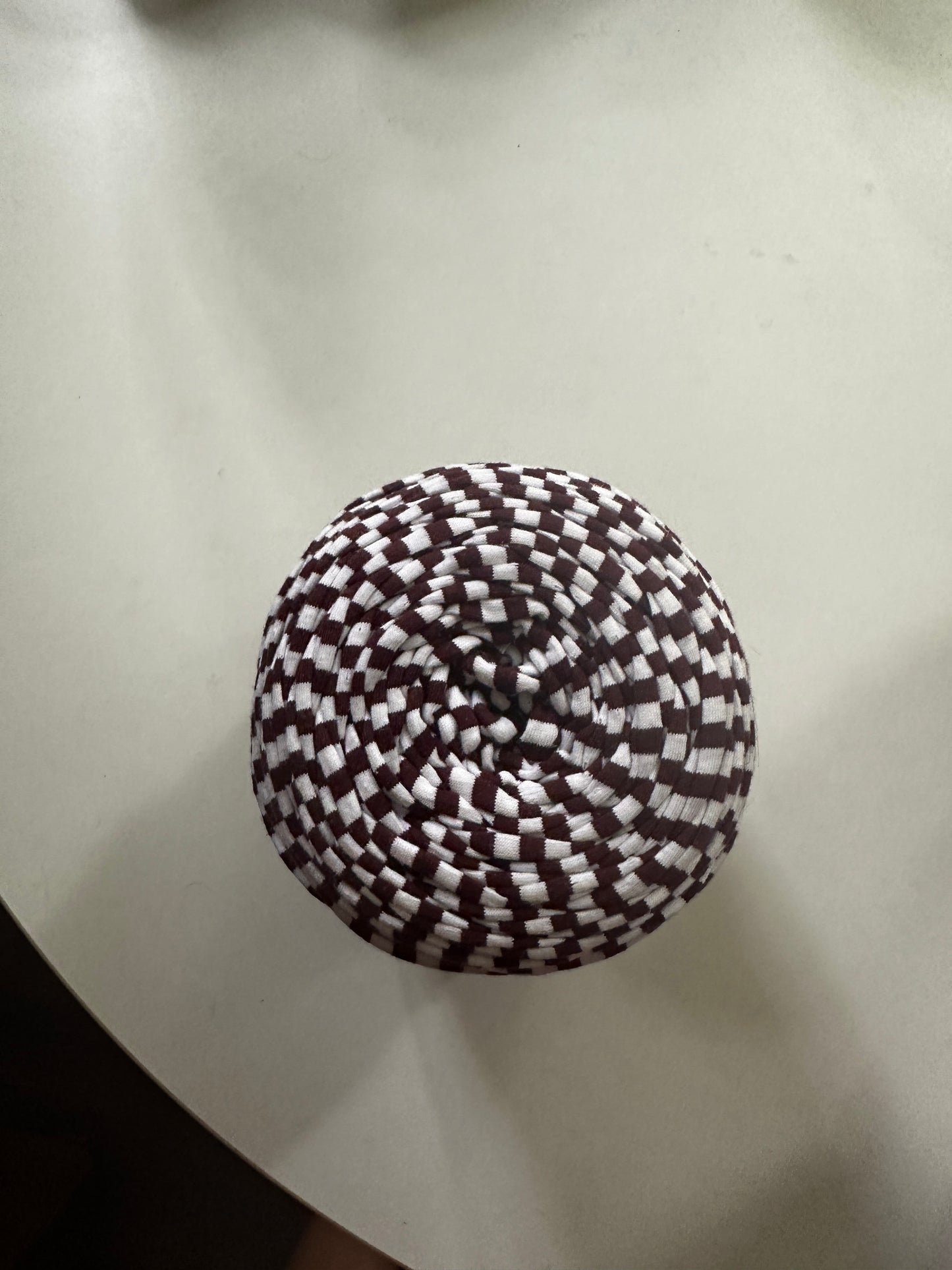 chocolate stripe yarn