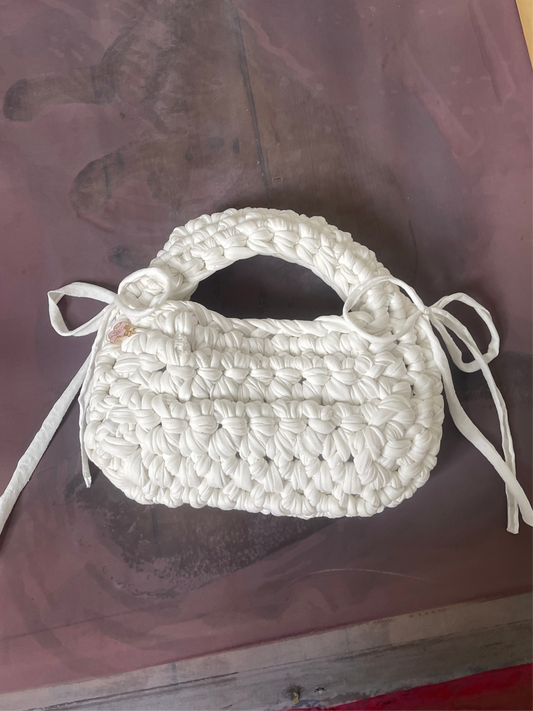 A Cream Ribbon Shoulder