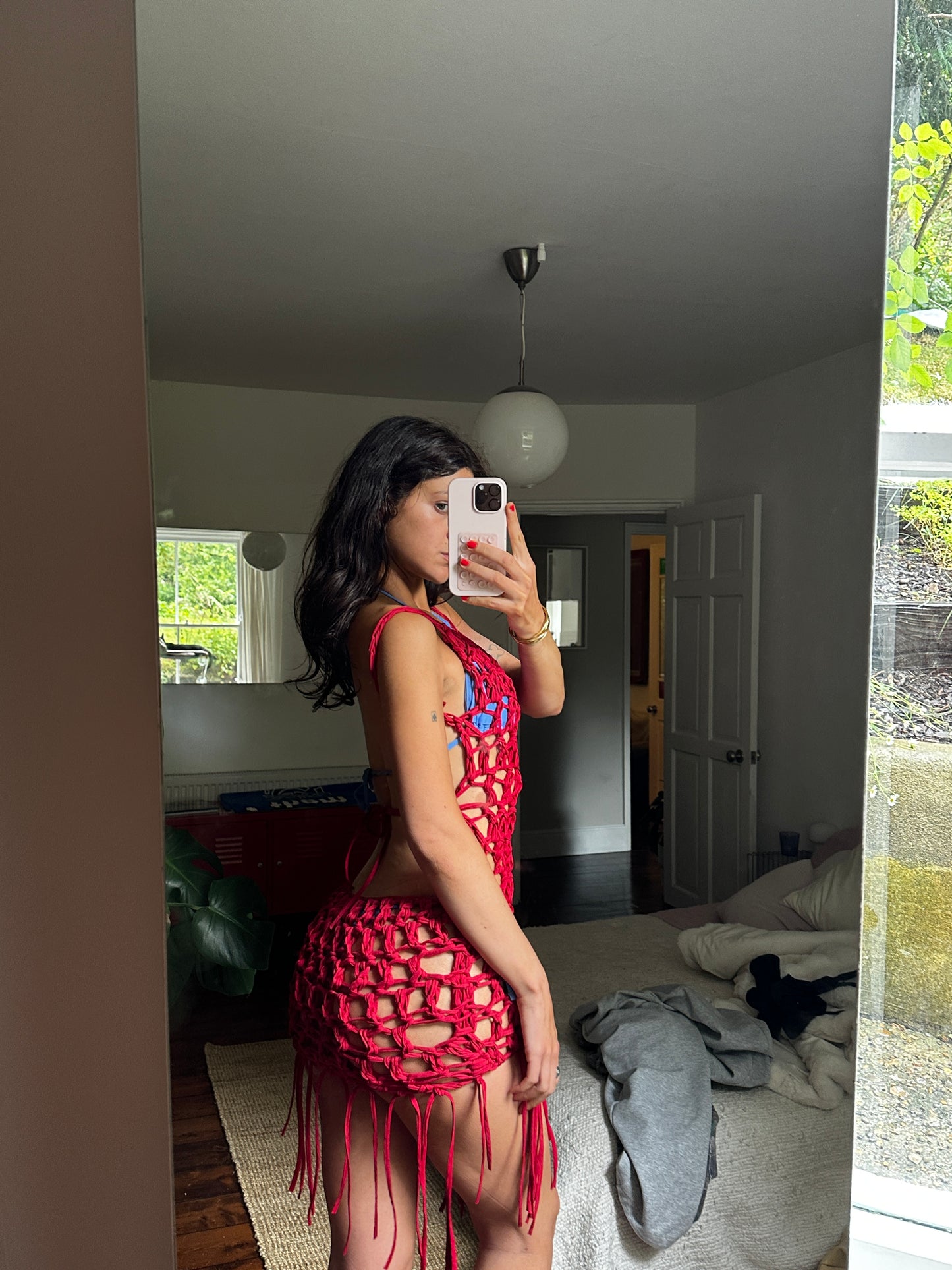 Red Fringe Dress