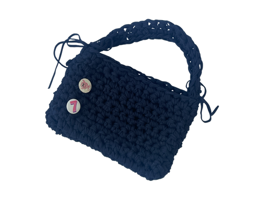 Navy Laptop Oversized Crossbody