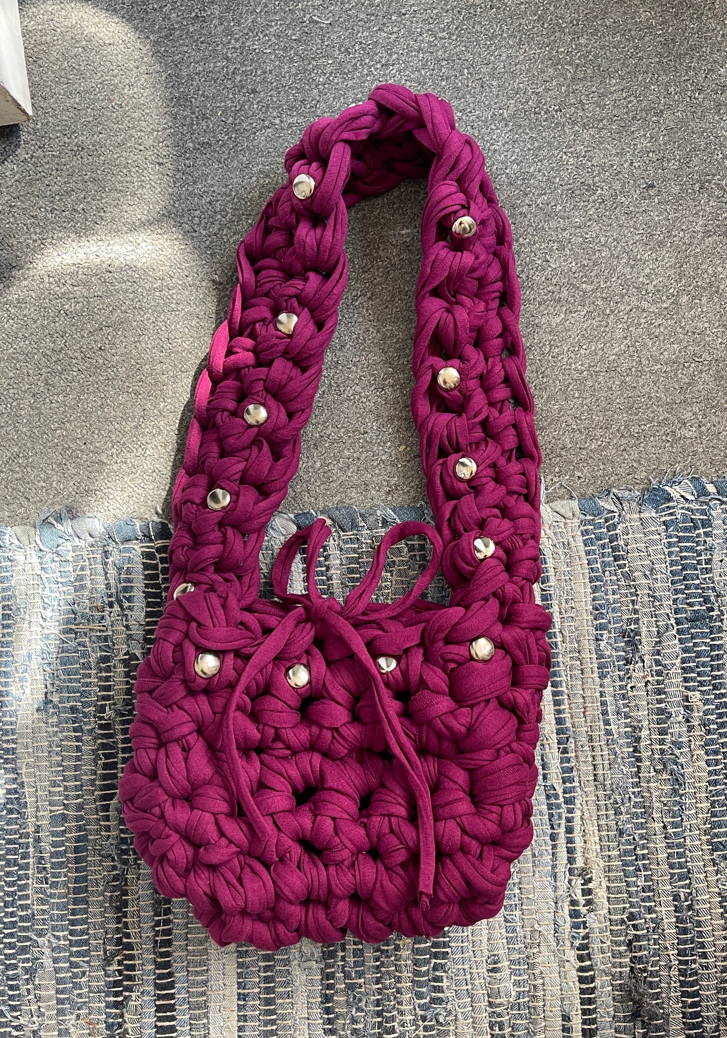 01 Berry Stud Crossbody