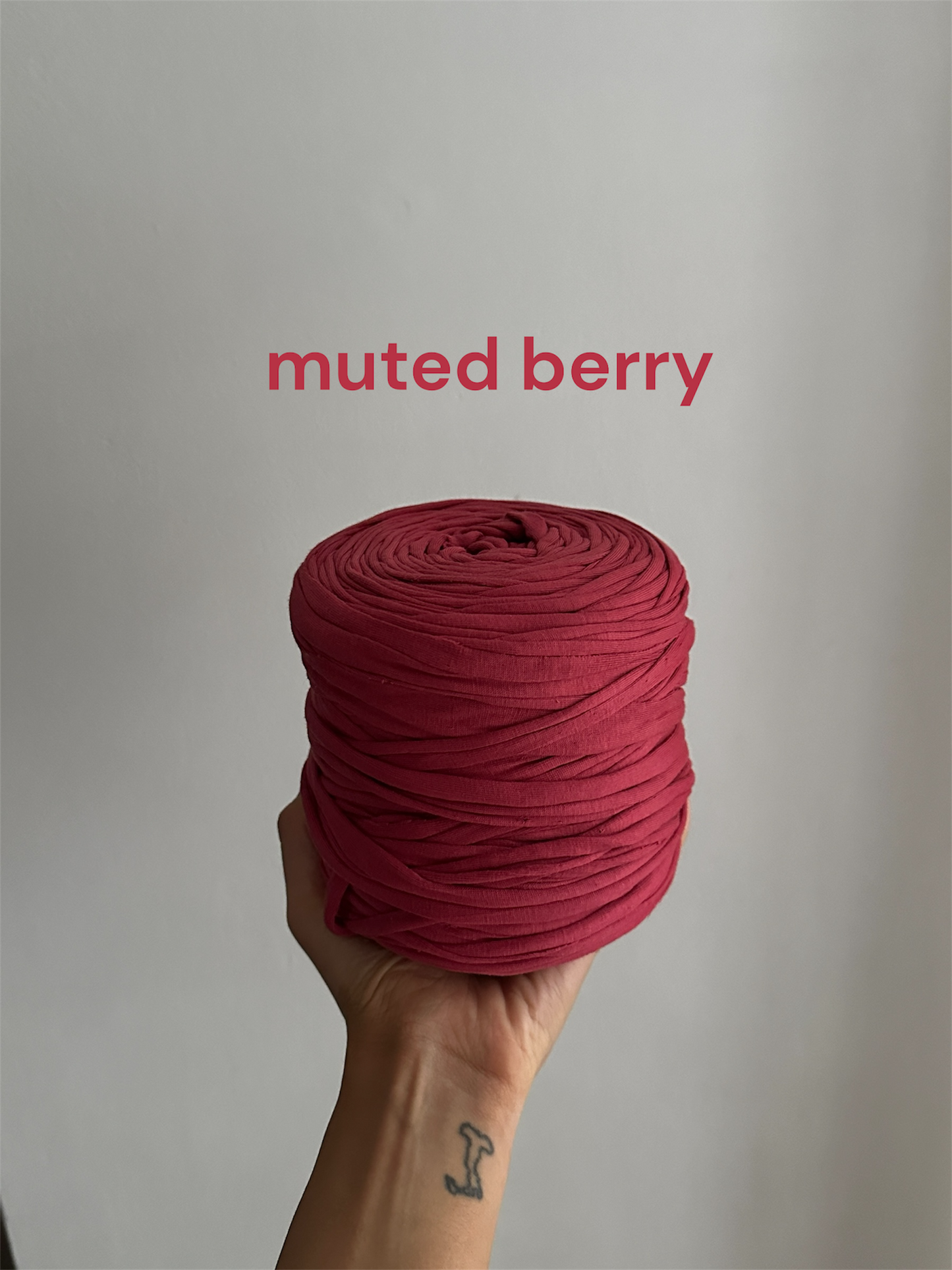 muted berry yarn