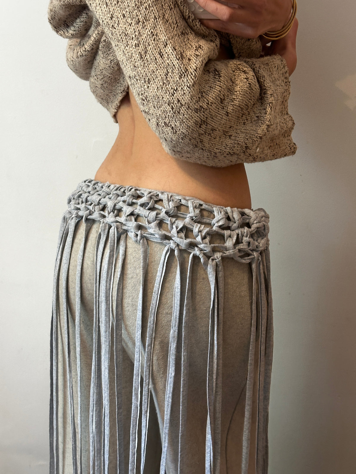 Grey Fringe Belt