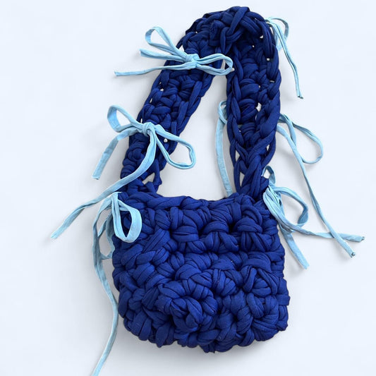 Cobalt & Baby Blue Ribbon