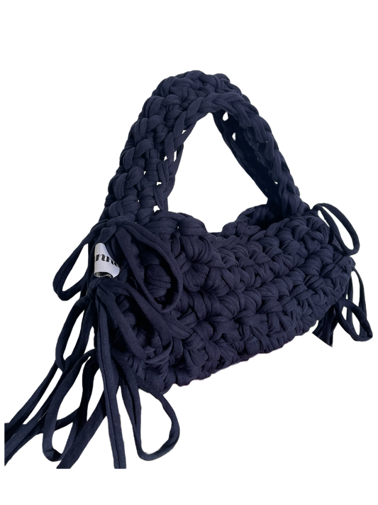 *Navy Fringe Shoudler