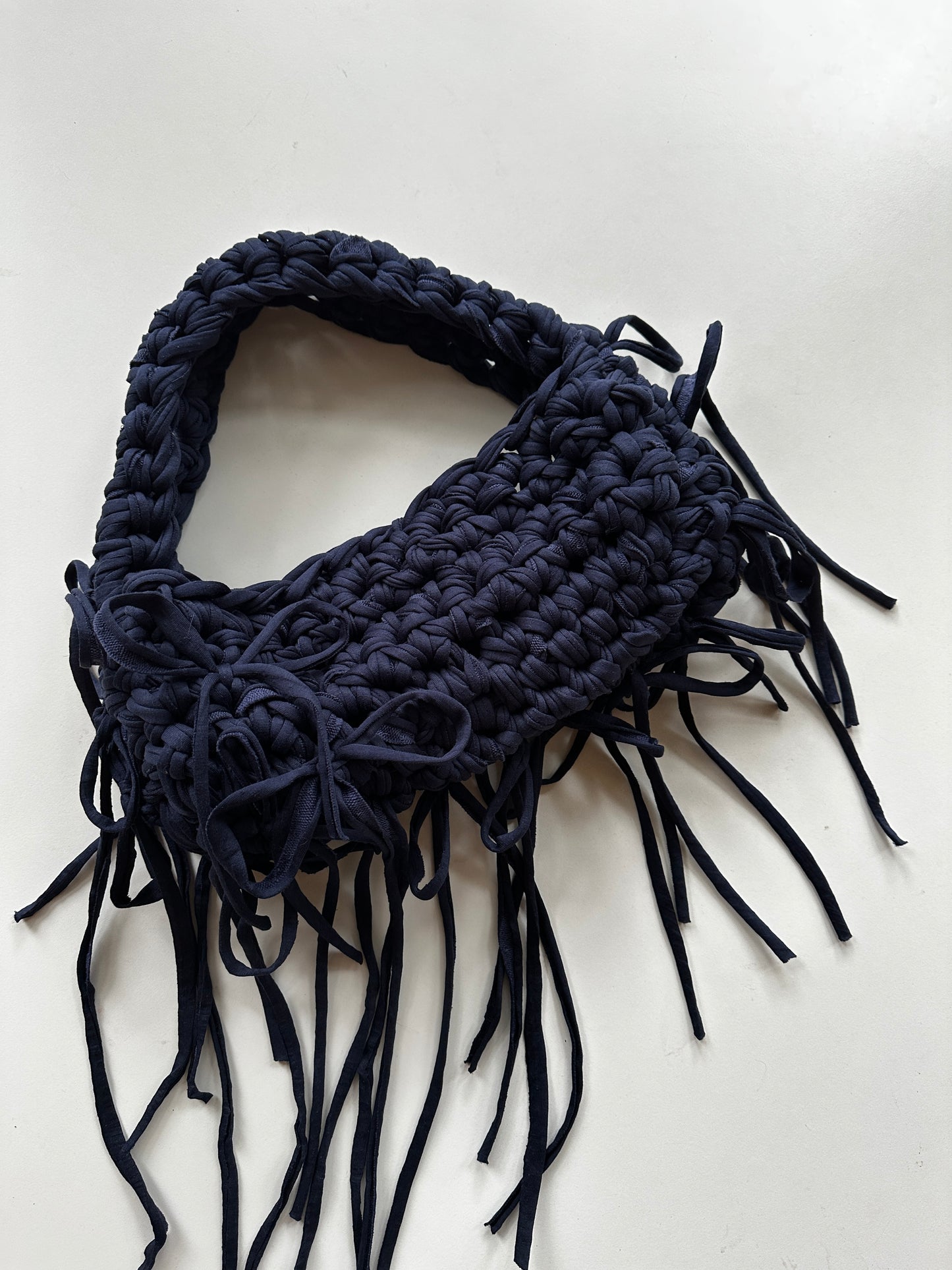 **A Blue Fringe Shoudler