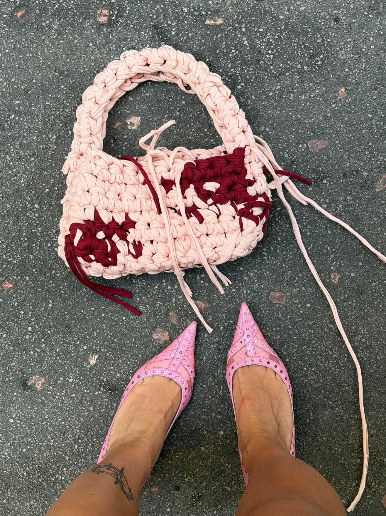 Pink Berry Mixed Fringe