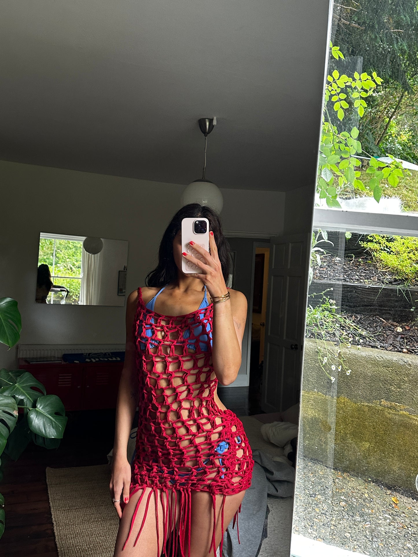 Red Fringe Dress