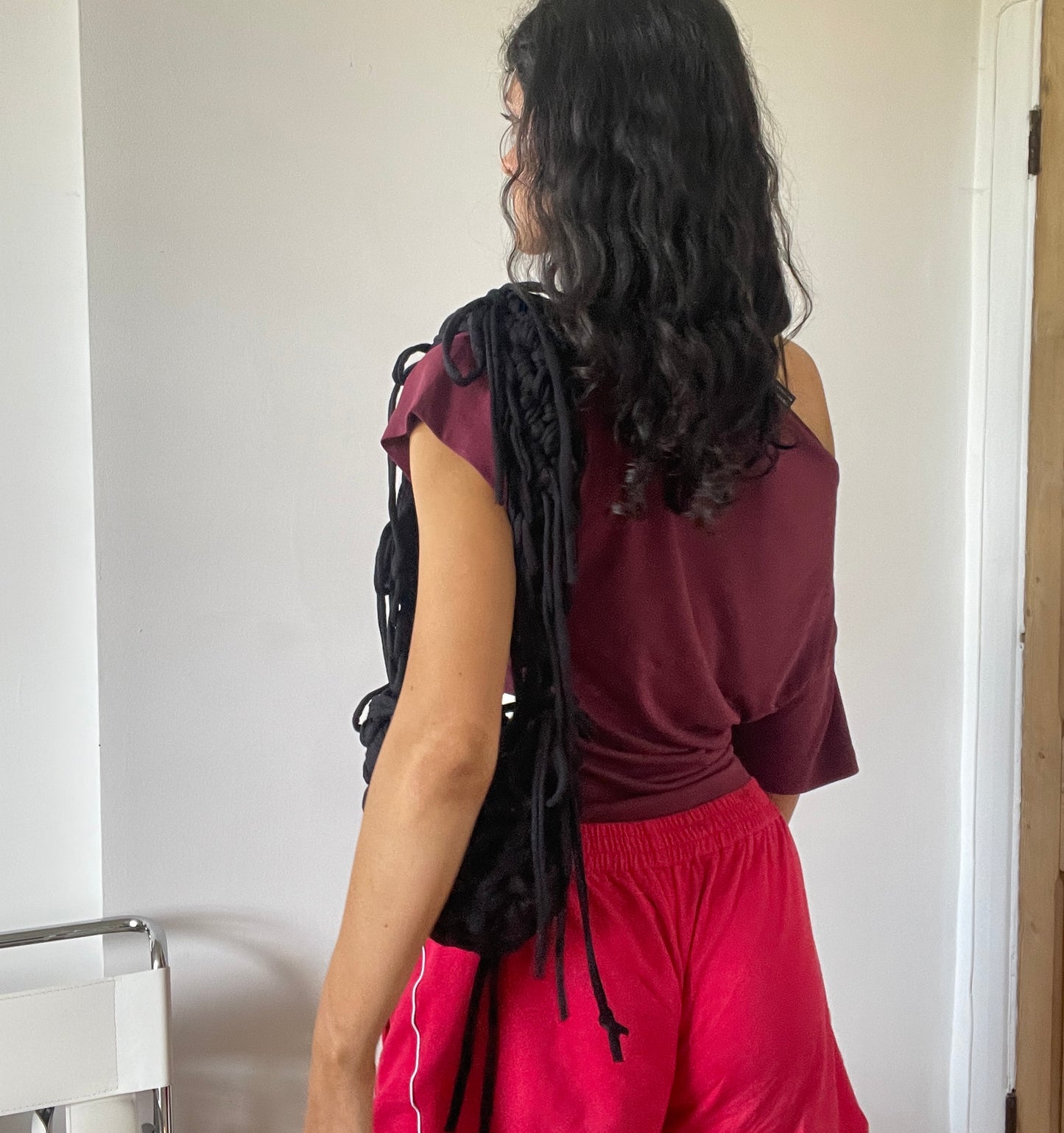 *NEW* A Black Ribbon Crossbody