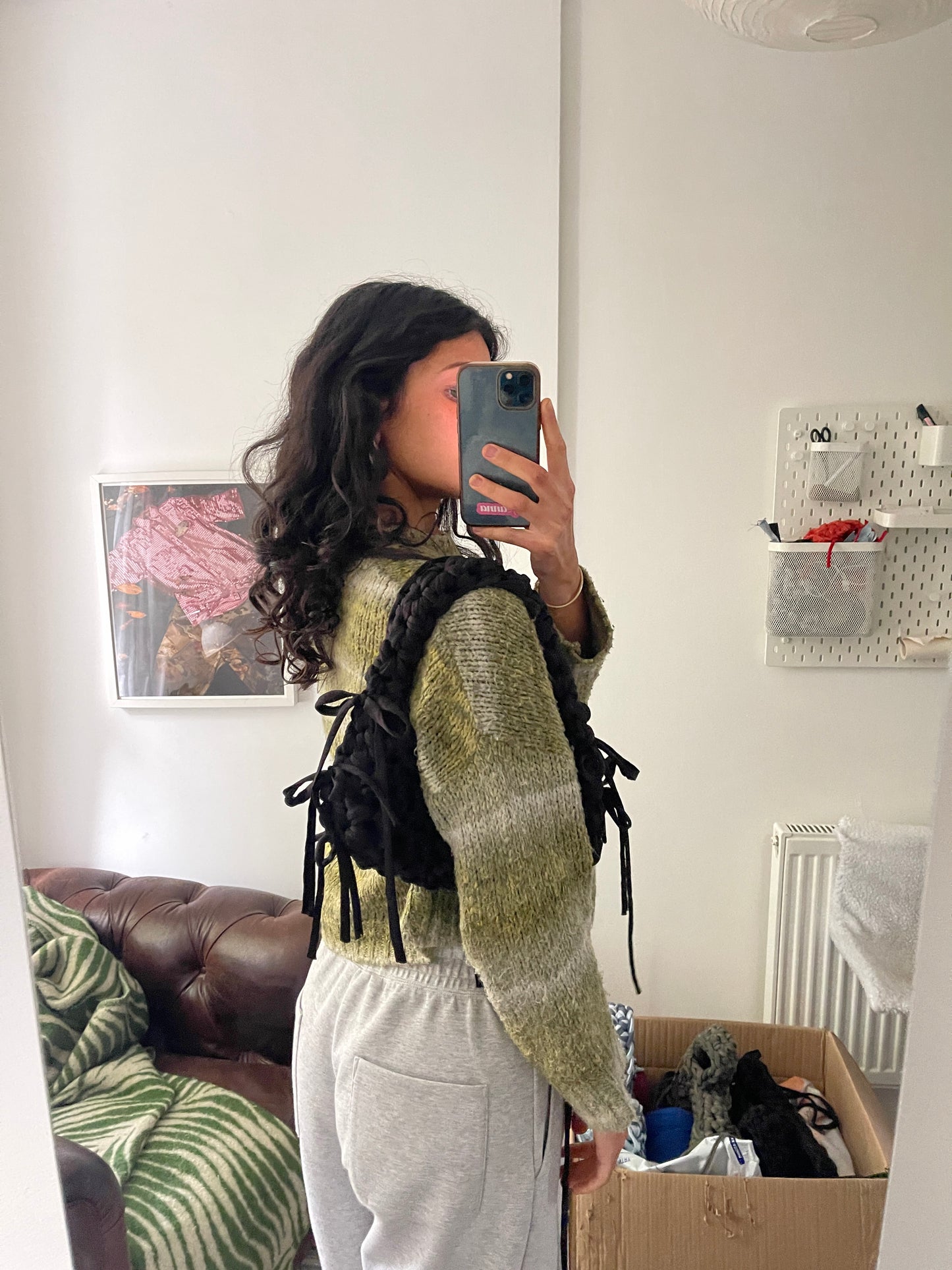 *A Black Fringe Shoulder