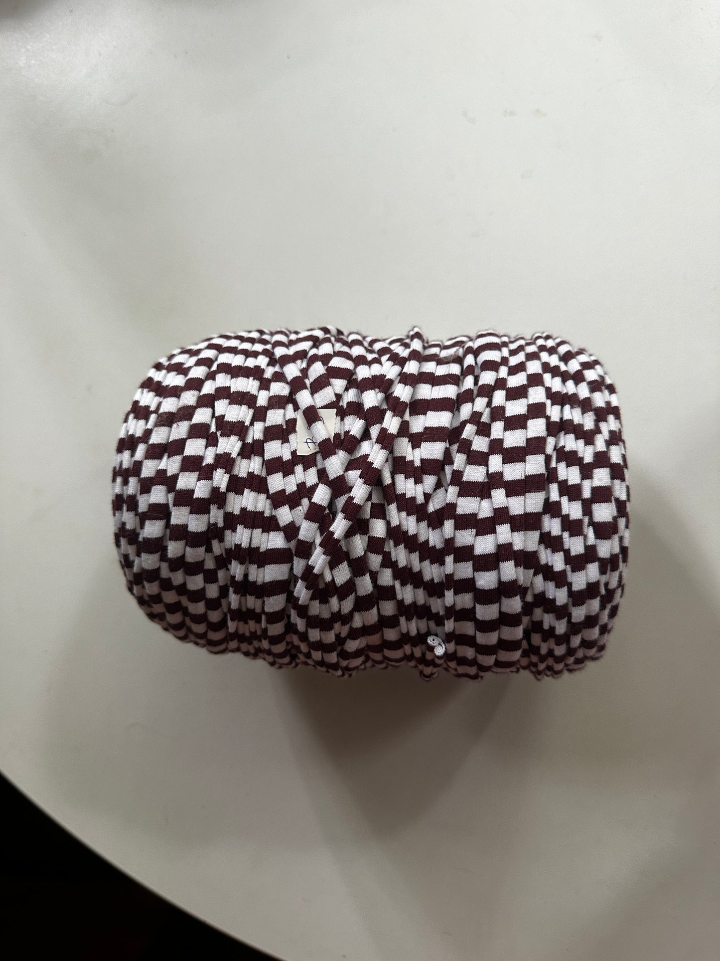 chocolate stripe yarn