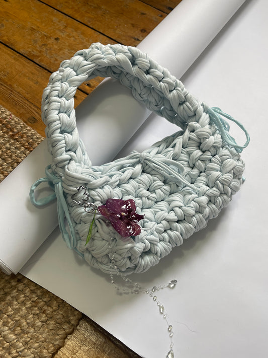 *NEW* Baby Blue Orchid Bag