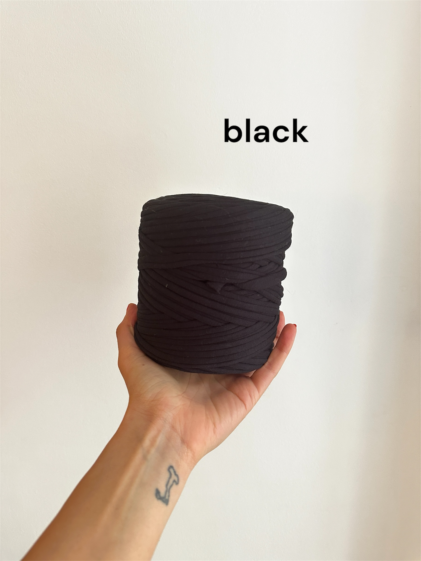 black yarn