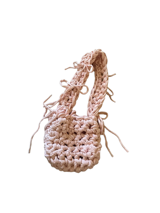 A Baby Pink Ribbon Crossbody