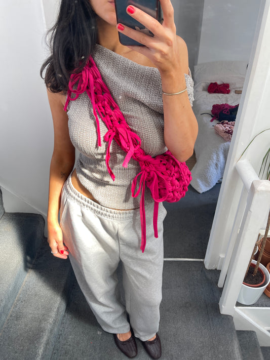 Bright Pink Fringe