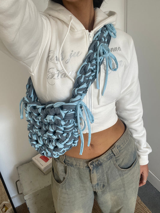 *Powder Blue & Graphite Ribbon