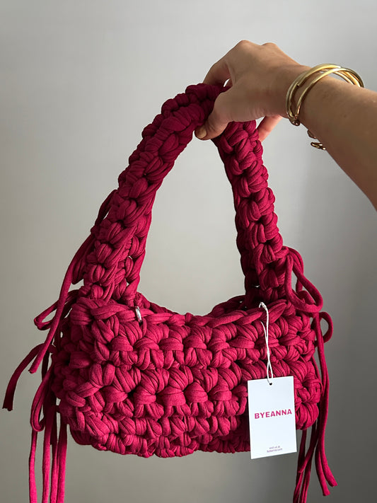 Berry Fringe Shoulder