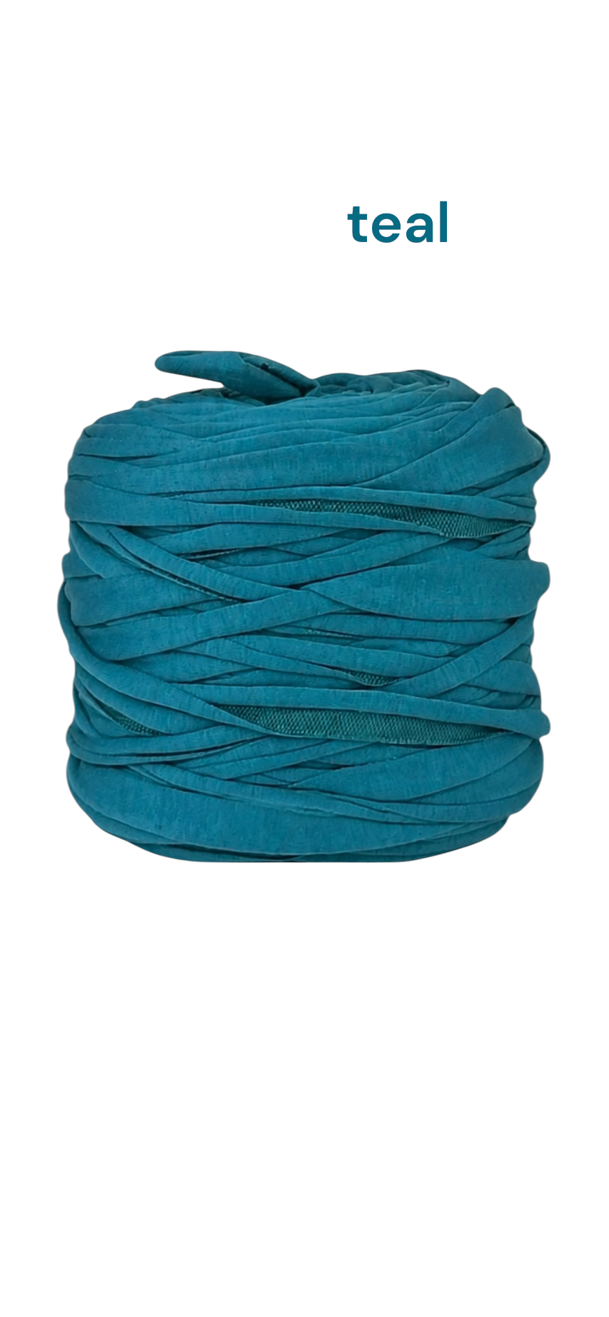 teal yarn