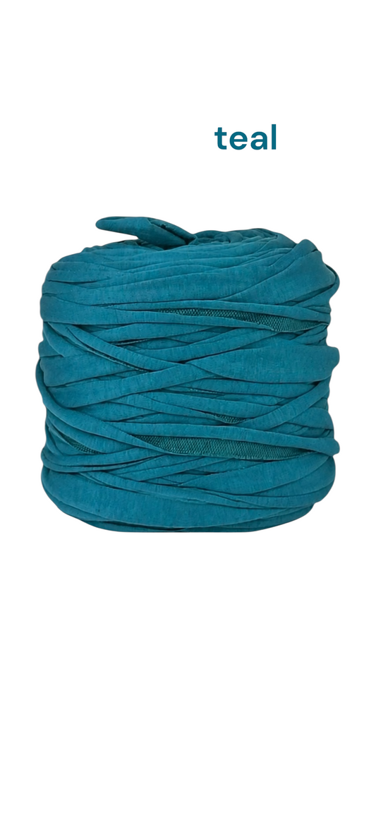teal yarn