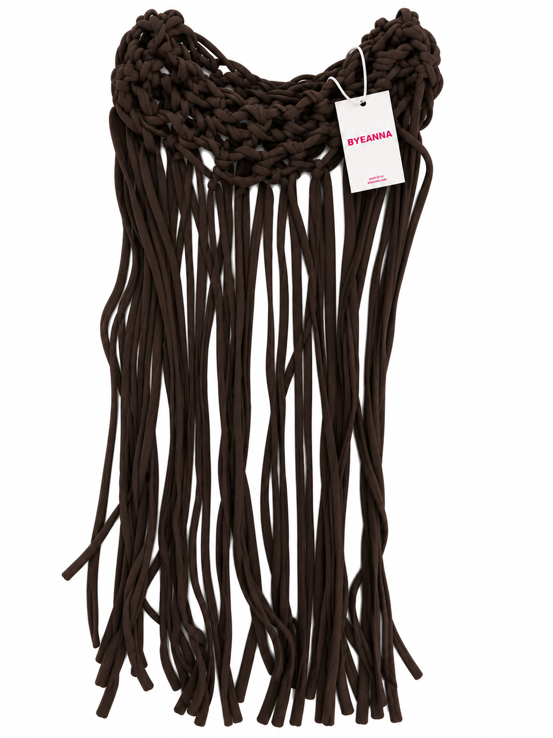 Brown Fringe Belt