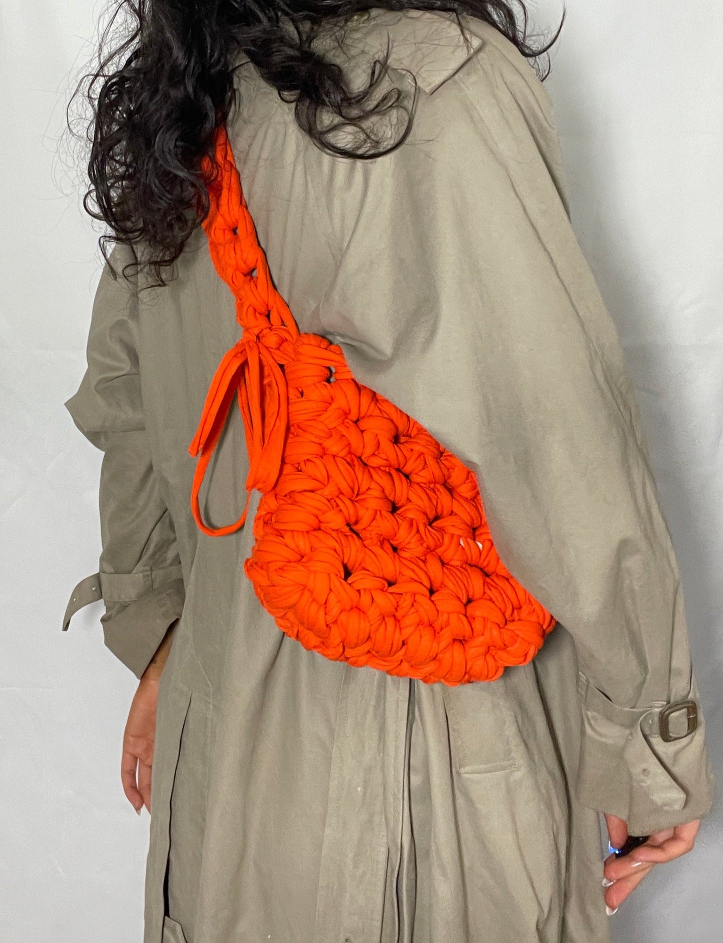 Bright orange sling