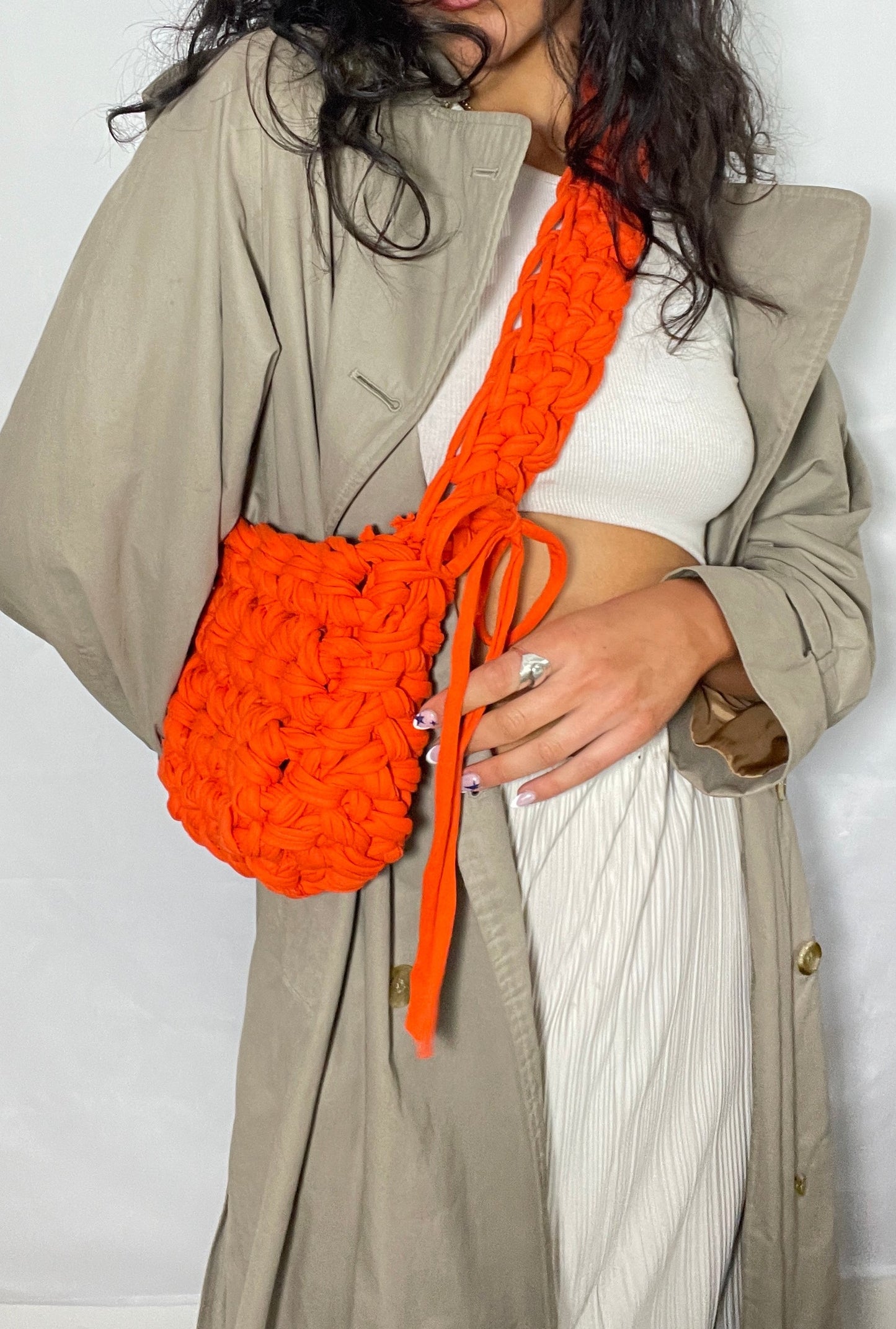 Bright orange sling