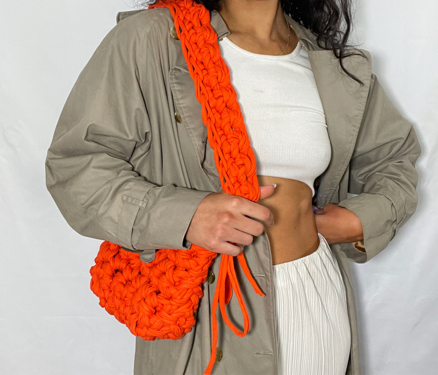 Bright orange sling